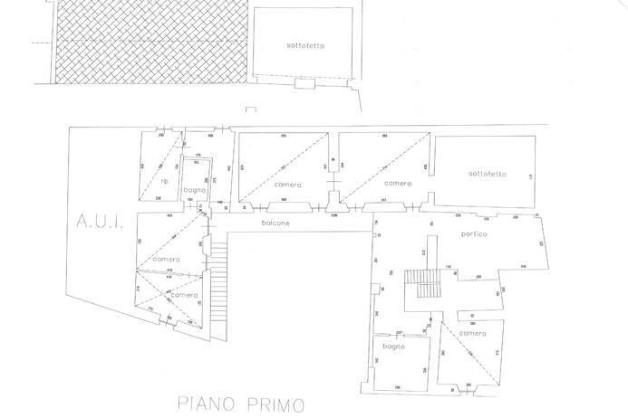 Planimetria - Rustico via Formorone, Caprino Bergamasco - planimetria 1