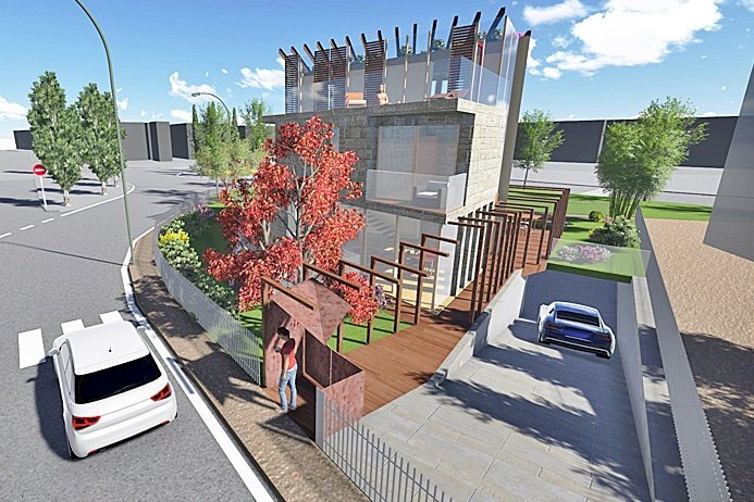 progetto villa - Terreno edificabile Capriate San Gervasio - foto 1