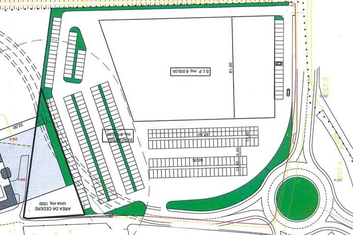 planimetria - Terreno edificabile Mapello - planimetria 1