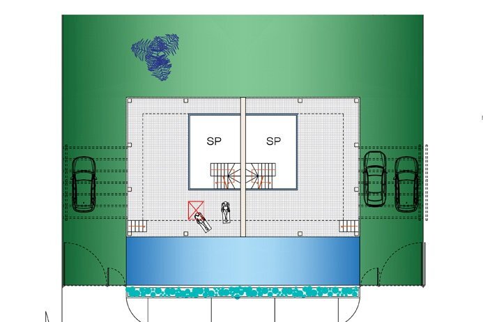 planimetria - Casa semi indipendente via Ponte da Giuscano, Milano - planimetria 1