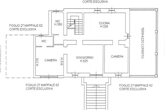 planimetria - Villa località Gallareto, Piana Crixia - planimetria 1