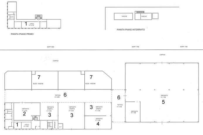 Foto 19 - Capannone Busto Arsizio - planimetria 1