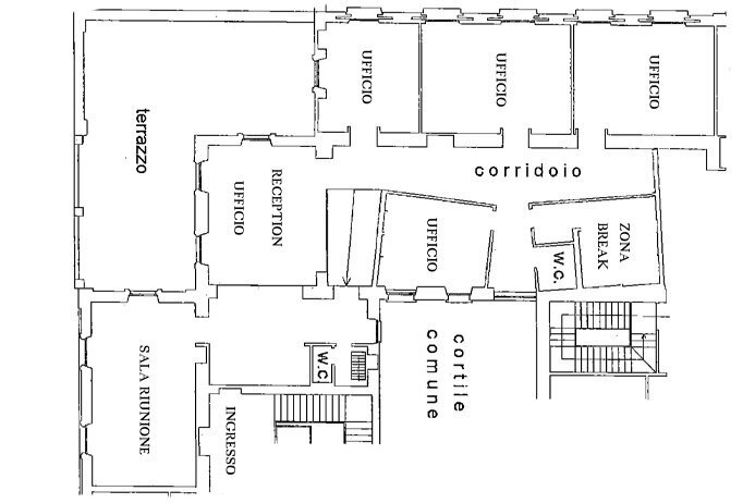 planimetria - Ufficio Bergamo - planimetria 1