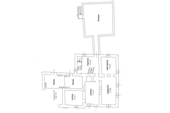 Planimetria - Villa via arciprete figura, Vilminore di Scalve - planimetria 1