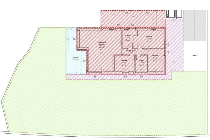 Planimetria - Quadrilocale Torre Boldone - planimetria 1