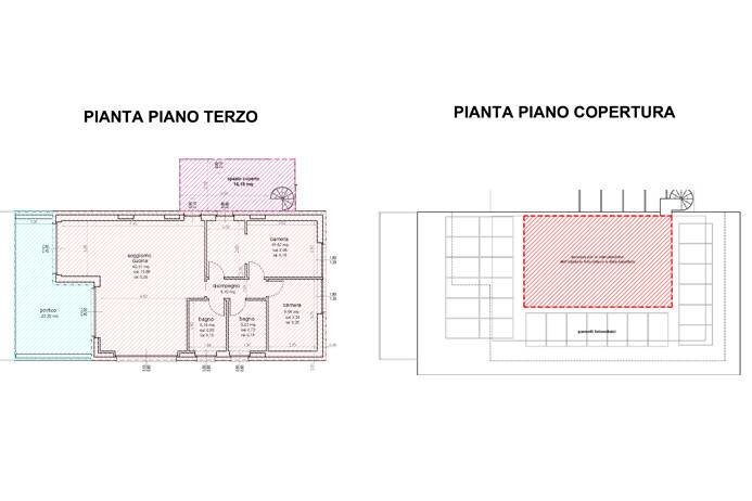 Planimetria - Attico Torre Boldone - planimetria 1