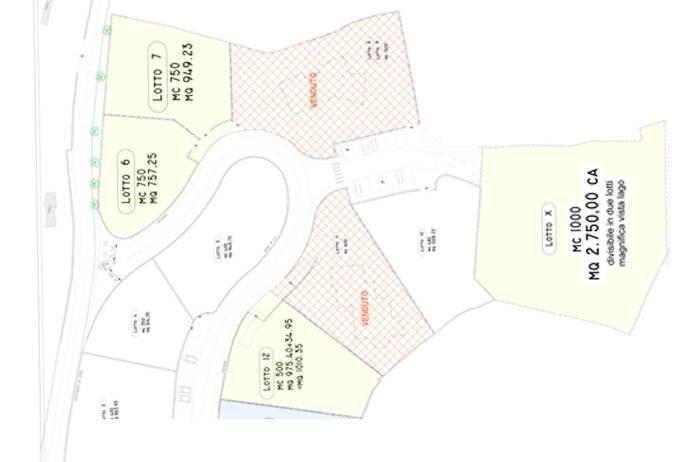 Planimetria - Terreno edificabile via San Bernardino, Ranzanico - planimetria 1