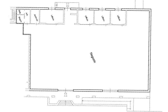 planimetria - Negozio via Dei Termini, Osio Sopra - planimetria 1