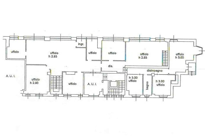 planimetria - Office via clara maffei, Bergamo - floor plans 1