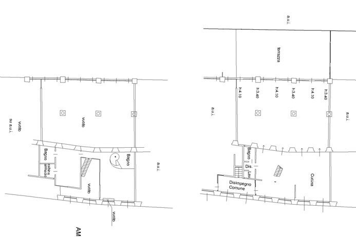 planimetria - Loft via Gerolamo Acerbis, Alzano Lombardo - floor plans 1