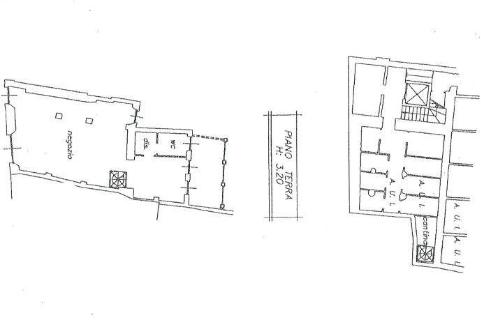 Planimetria - Shop Via San Bernardino, Bergamo - floor plans 1