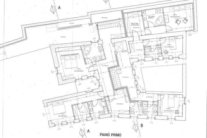 Planimetria - Villa Bergamo - planimetria 1