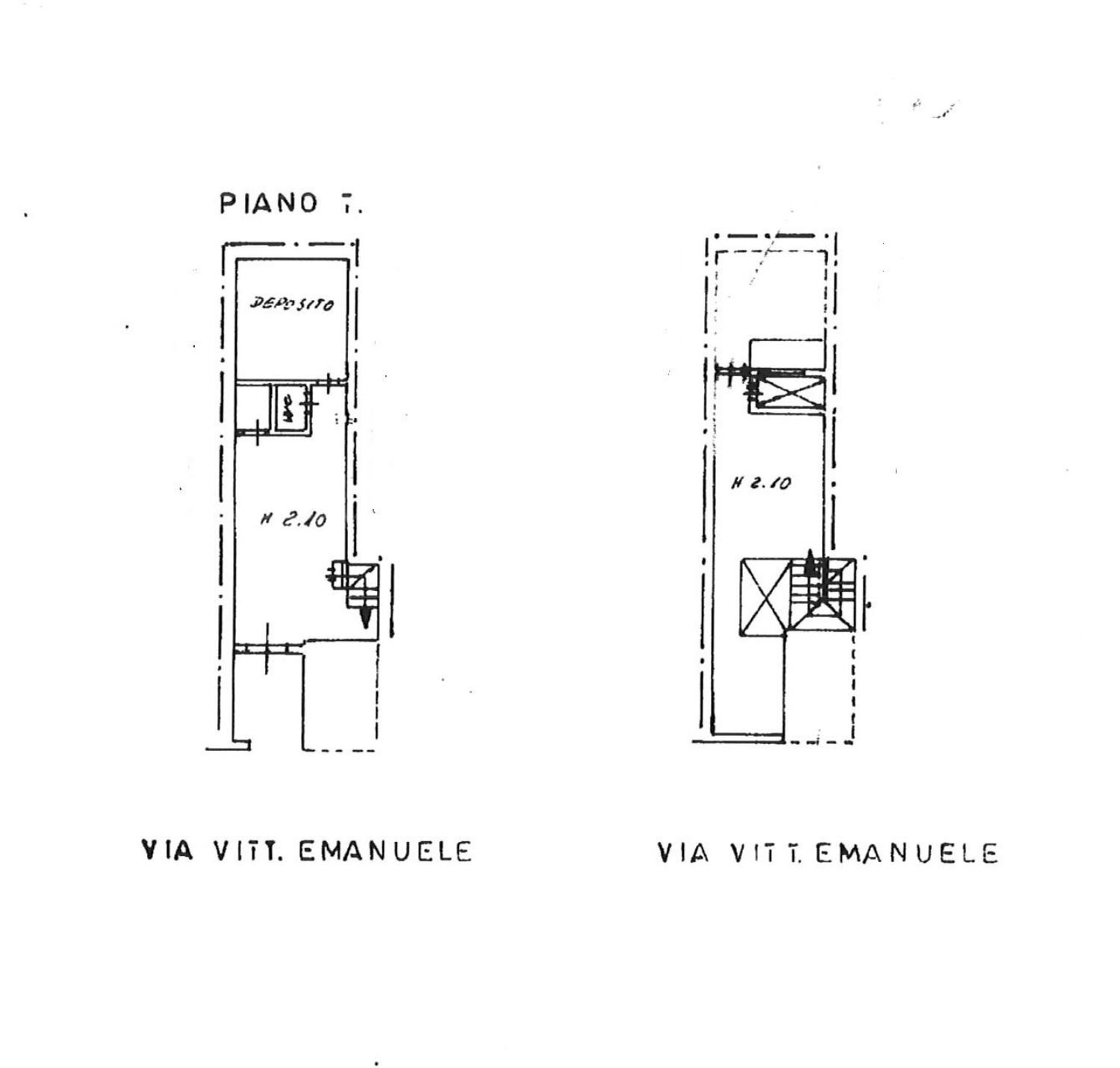 planimetria - Commercial Premises Corso Vittorio Emanuele, Canicattini Bagni - floor plans 1