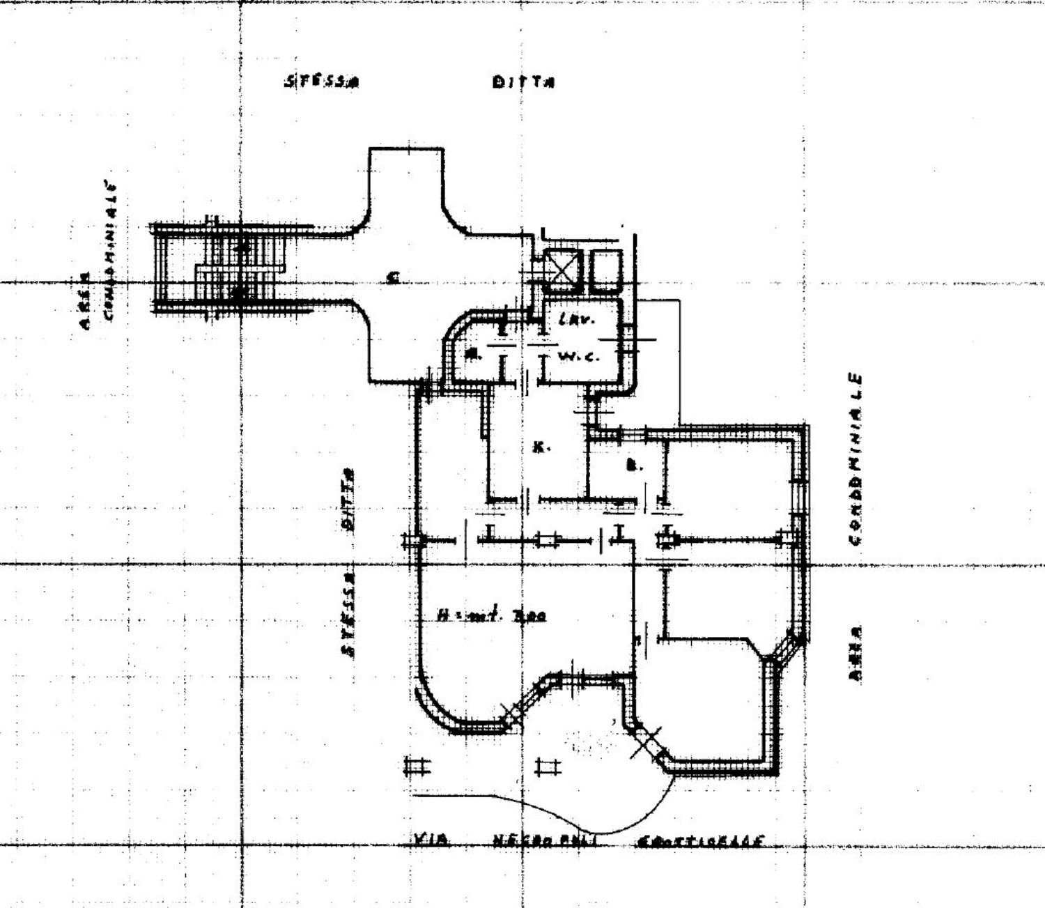 planimetria - Apartment Carlo Forlanini, Siracusa - floor plans 1