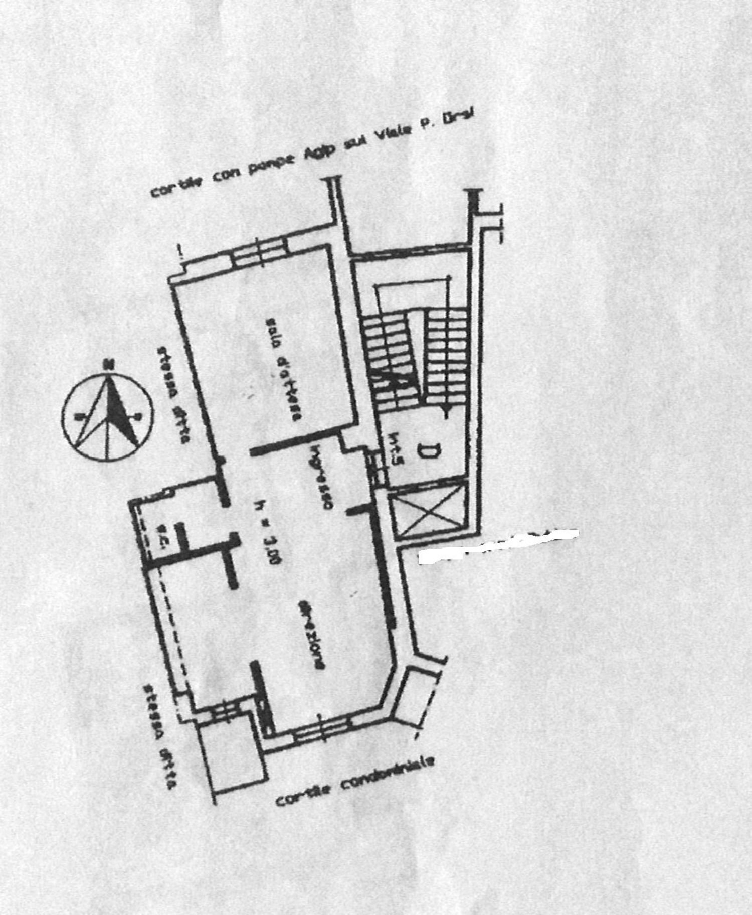 planimetria - Trilocale Corso Gelone, Siracusa - planimetria 1