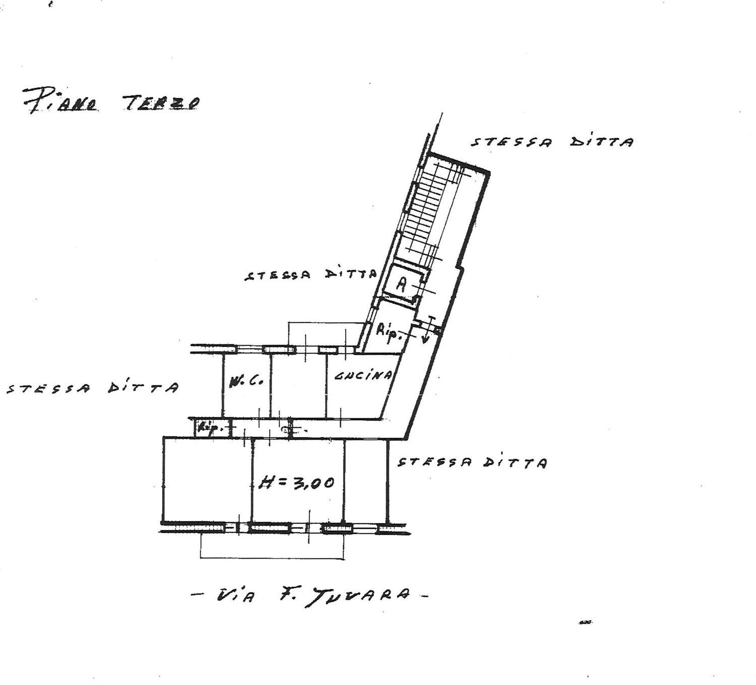 planimetria - Appartamento Via Sofio Ferrero, Siracusa - planimetria 1