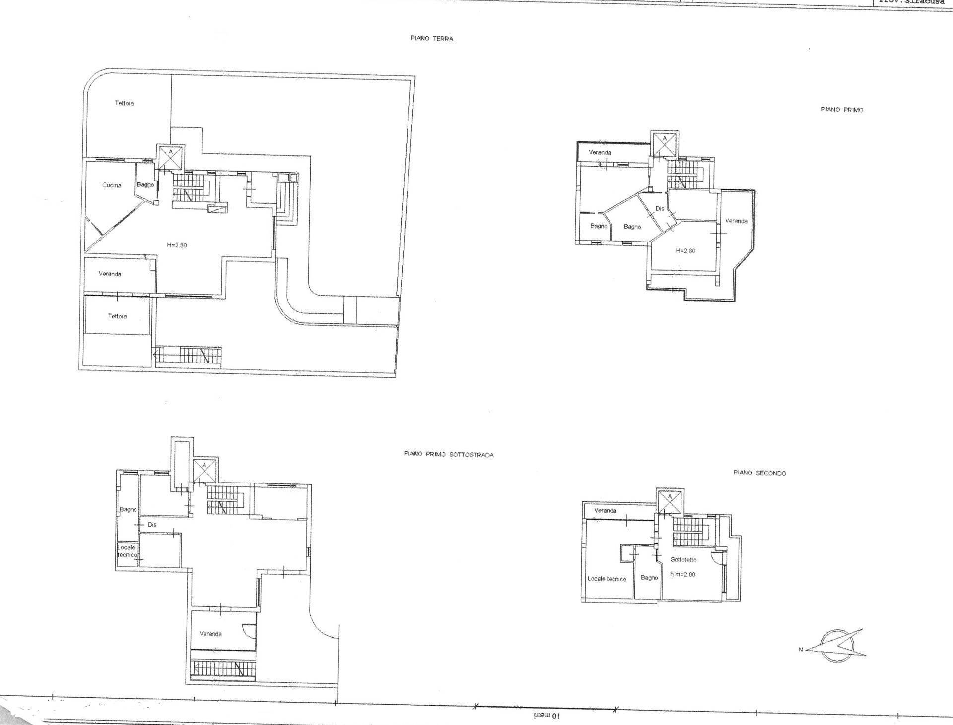 Foto 33 - Villa traversa sinerchia, Siracusa - floor plans 1