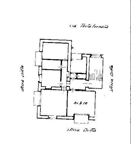 Foto 14 - Quadrilocale Via Testaferrata, Siracusa - planimetria 1