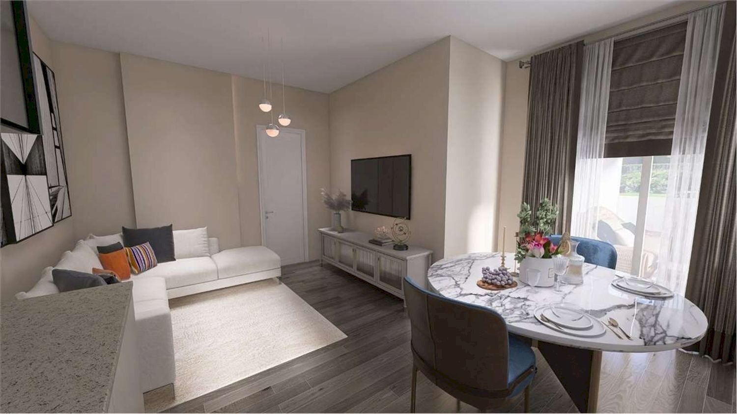 soggiorno - Trilocale Paolo Marconi, Rimini - foto 1