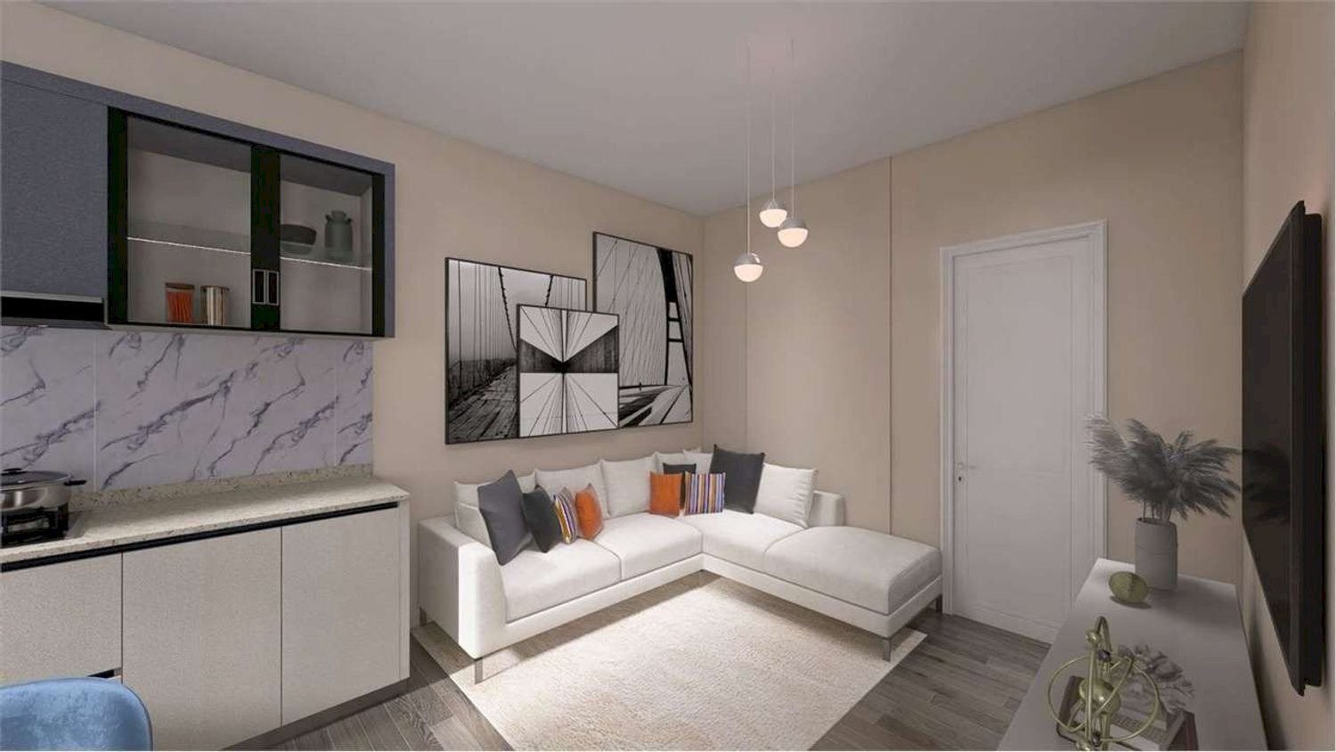 camera da letto - Trilocale Paolo Marconi, Rimini - foto 3