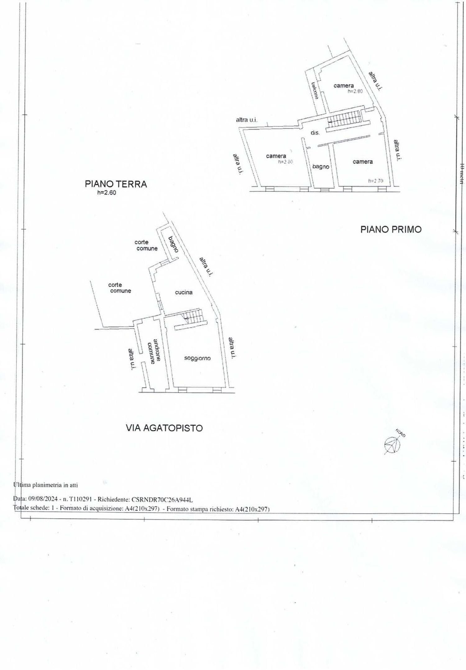 planimetria - Semi-detached Villa Agatopisto
 
20, Comacchio - floor plans 1