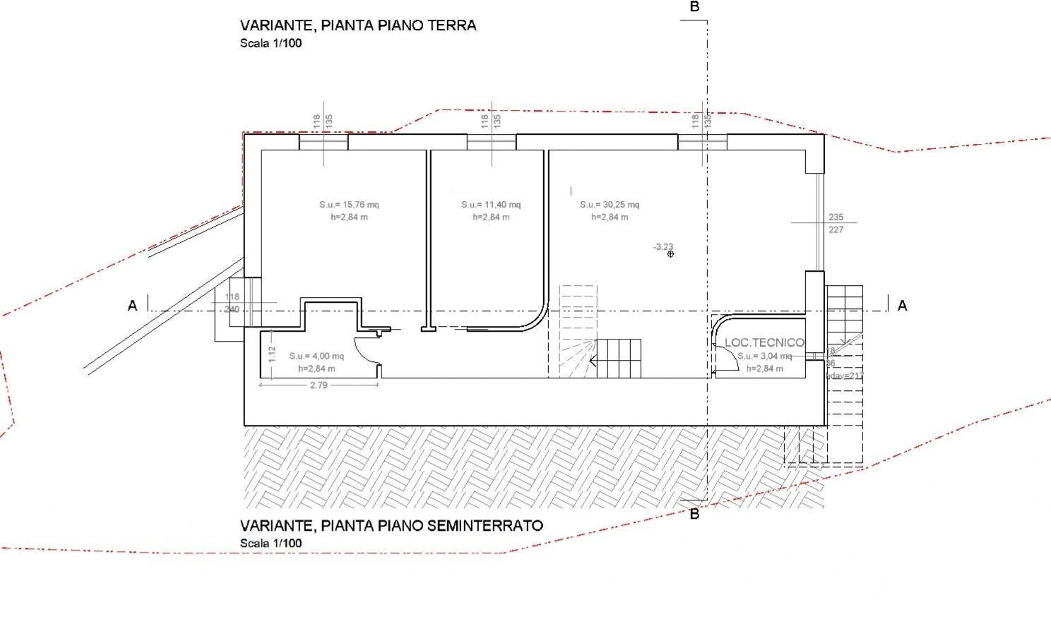 Foto 18 - Trilocale Via per Olle
 
11, Finale Ligure - planimetria 1