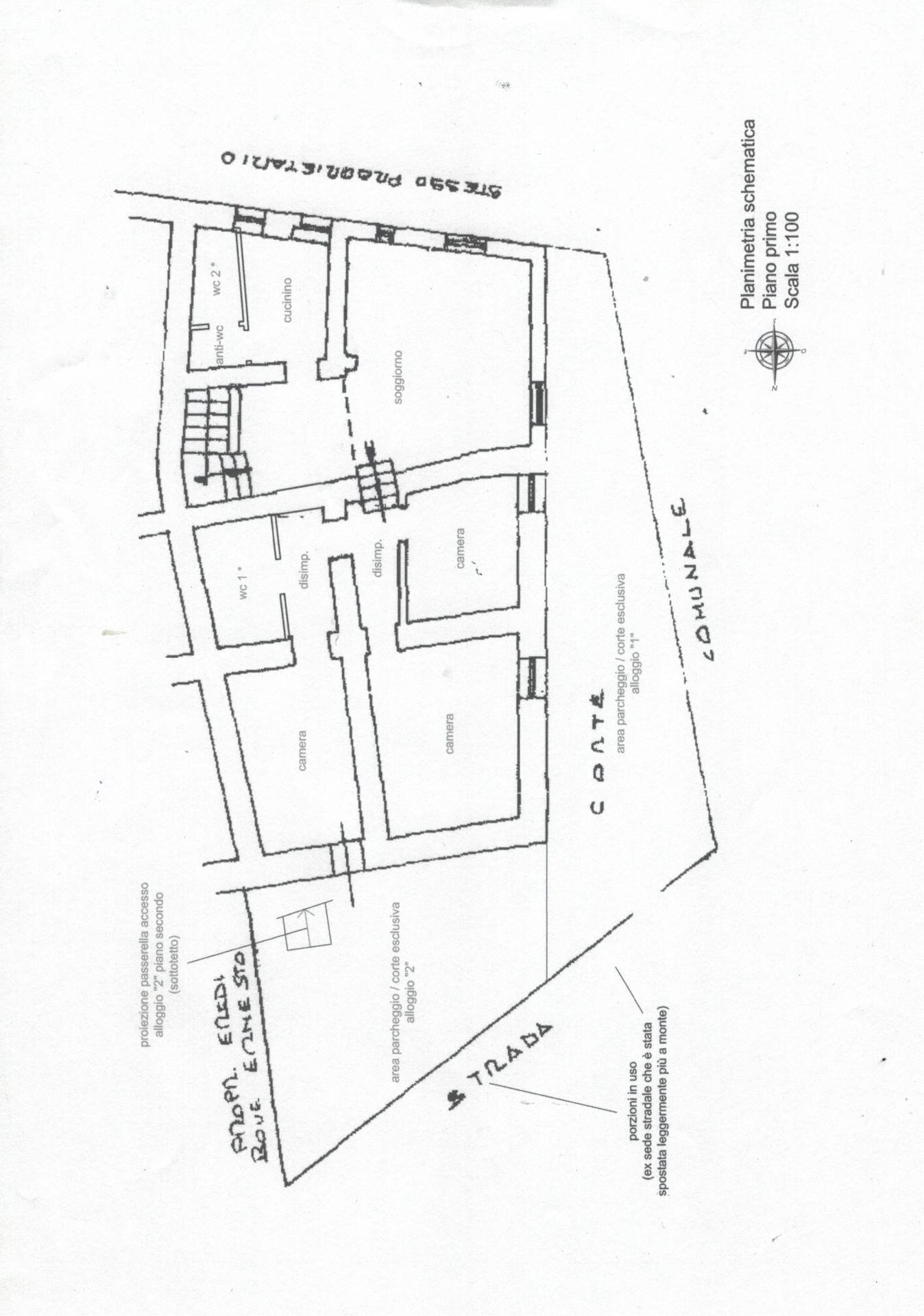 Foto 1 - Appartamento Via Costa, Calice Ligure - planimetria 1