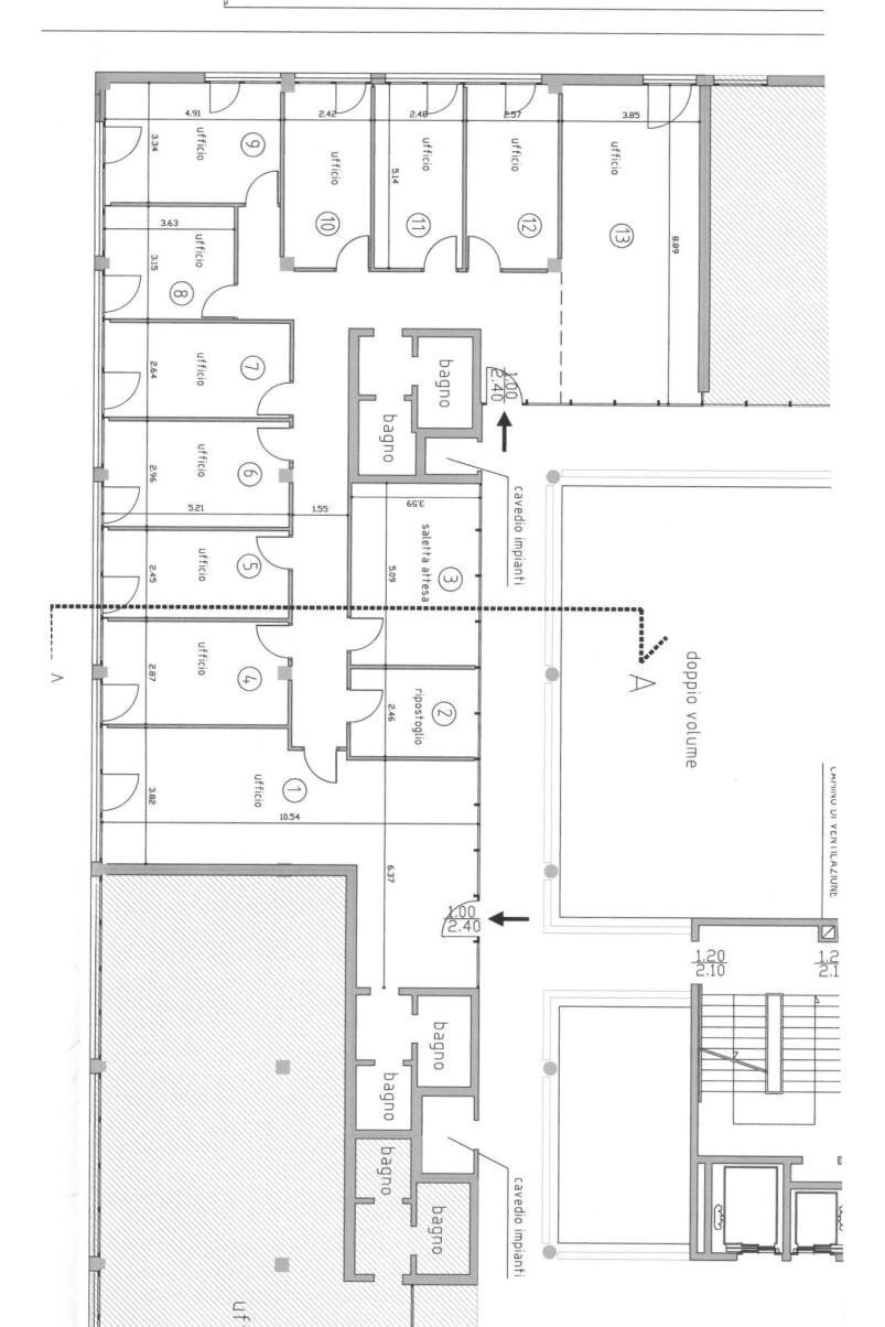 Ufficio via 25 Aprile, 5, Pero - planimetria 1