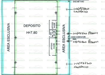 Planimetria - Capannone via Sandro Pertini, 2, Comun Nuovo - foto 10
