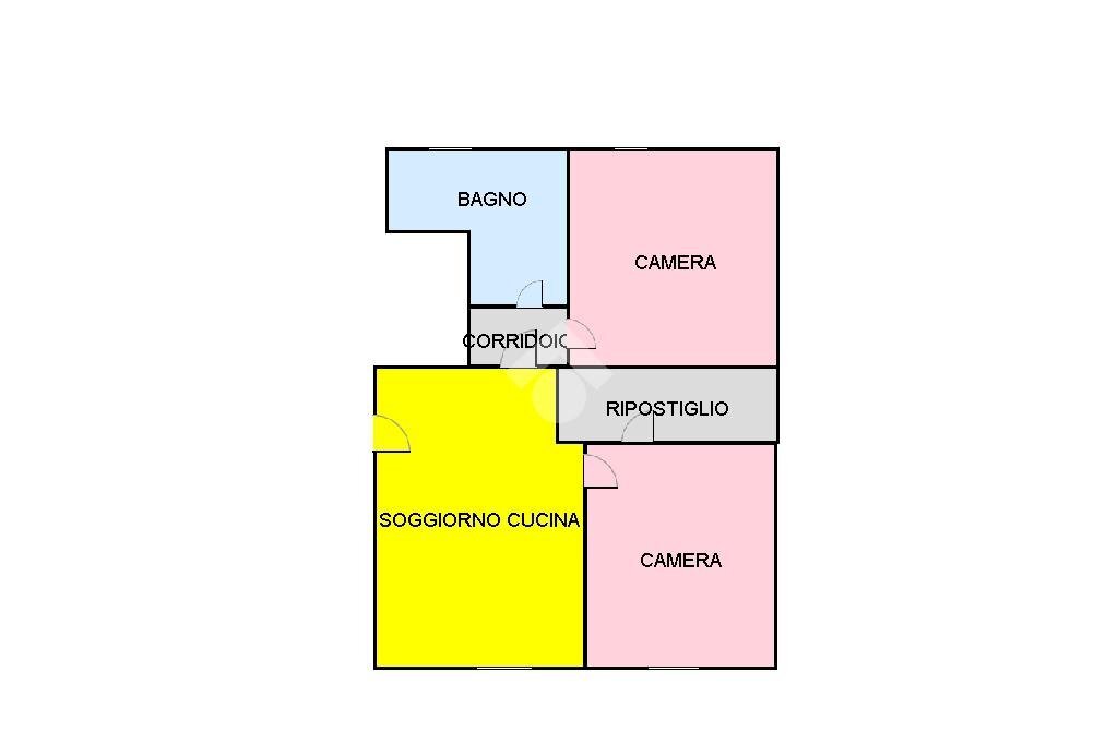 Trilocale Via Vincenzo da Filicaia, Milano (zona Niguarda) - planimetria 1
