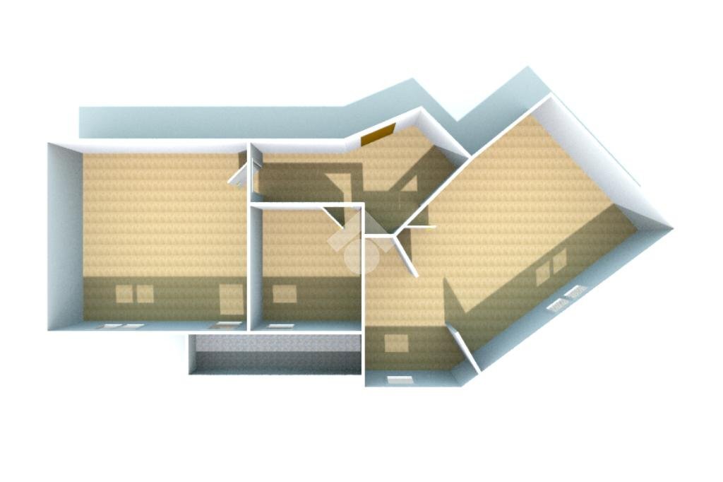 Bilocale Corso XXV Aprile, Asti - planimetria 1