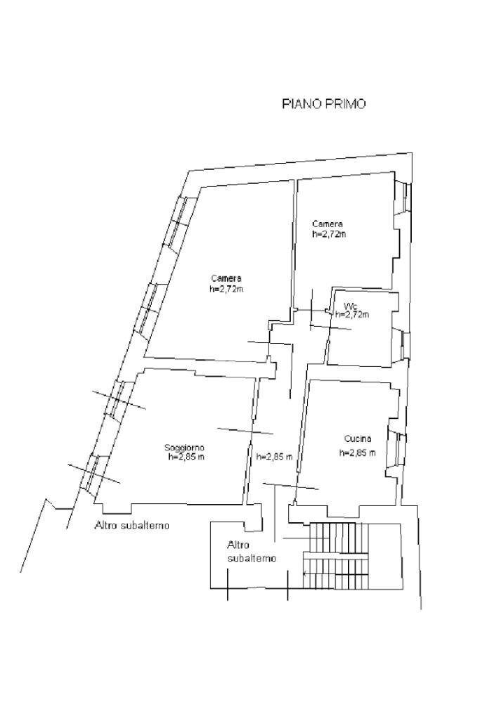 Four-room apartment Via Torino, Roasio - floor plans 1