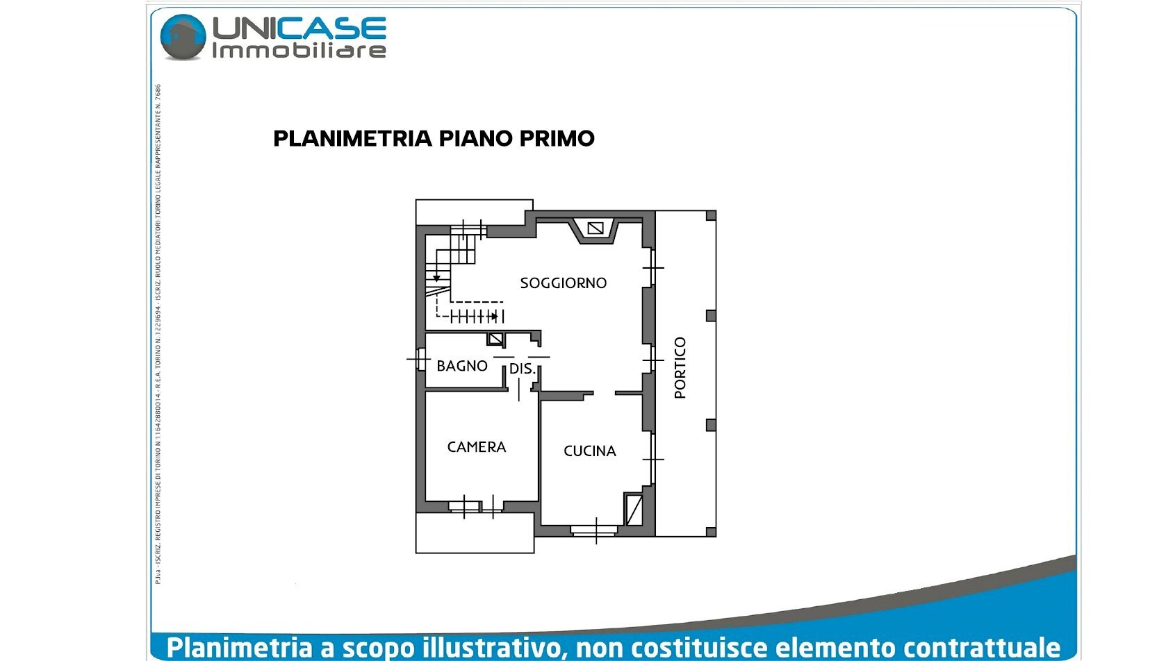 Semi-detached Villa Via dei Pianazzi, 64, Bibiana - floor plans 1
