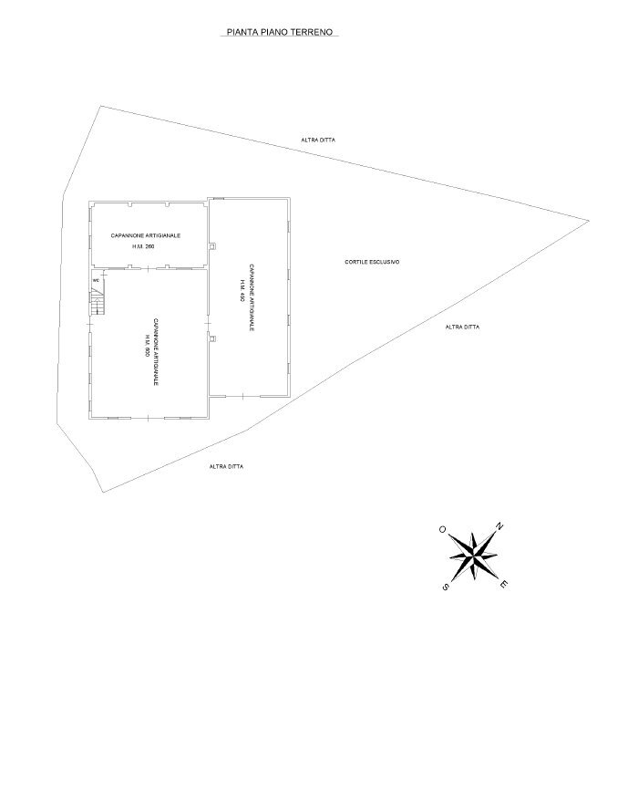 Capannone Borgata Brandoneugna, 4, Perosa Argentina - planimetria 1