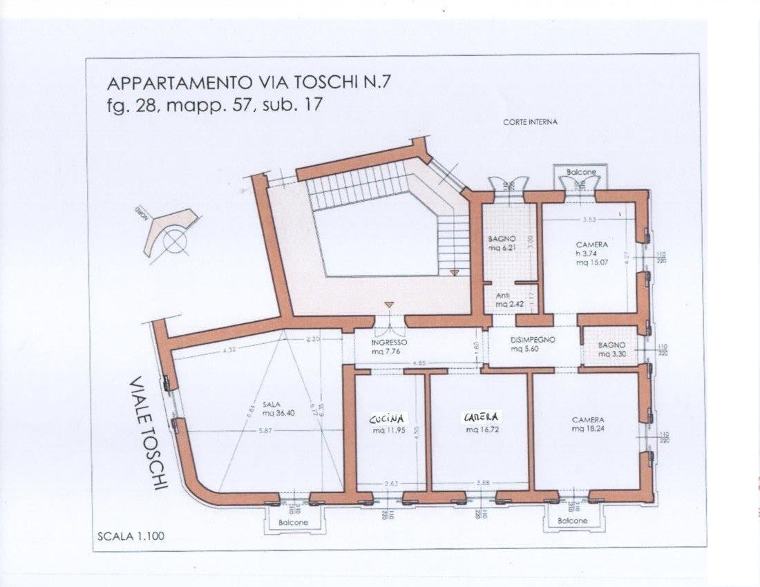 Apartment Parma - floor plans 1