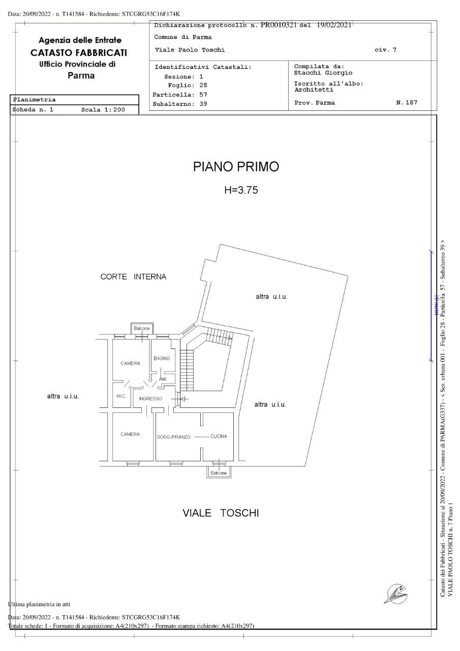 Apartment Parma - floor plans 1