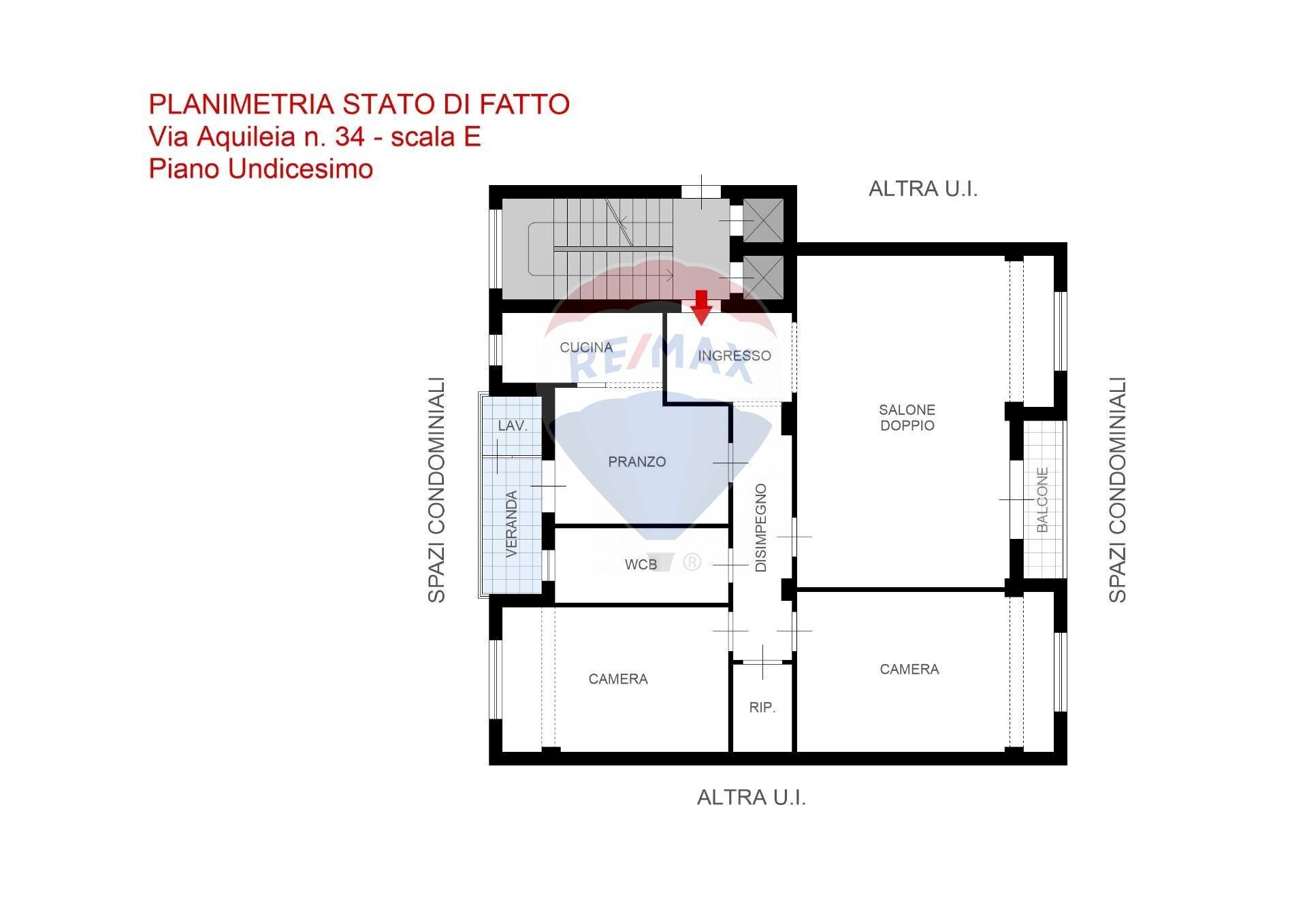 Pianta 2D - Quadrilocale Via Aquileia
 
34e, Palermo - planimetria 1