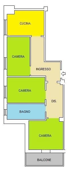 Foto 14 - Four-room apartment Largo Erfurt
 
12, Piacenza - floor plans 1