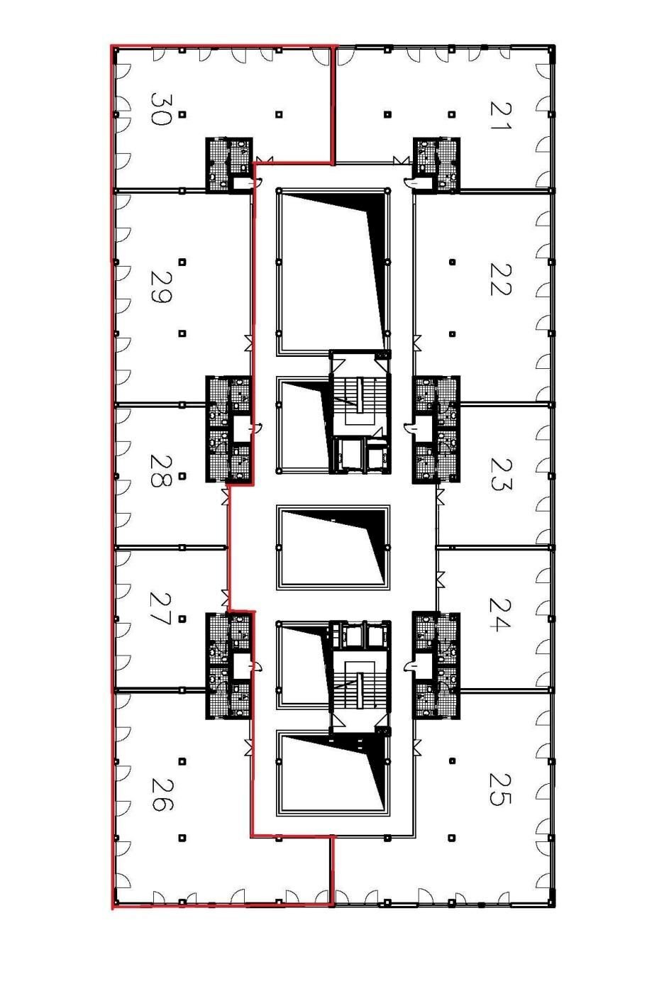 Office via 25 Aprile, 5, Pero - floor plans 1