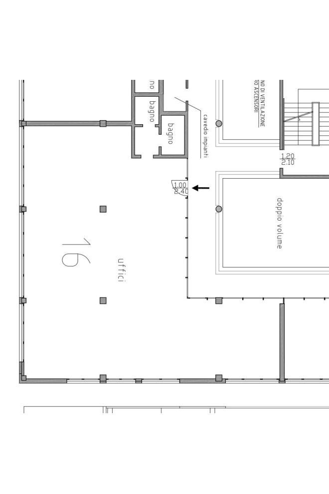 Ufficio via 25 Aprile, 5, Pero - planimetria 1