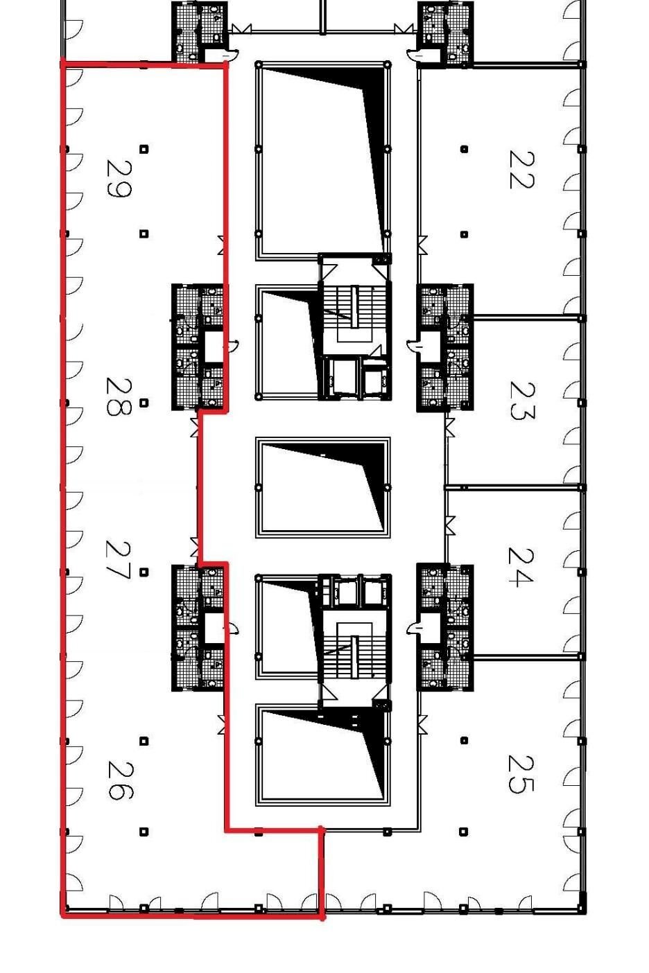 Ufficio via 25 Aprile, 5, Pero - planimetria 1