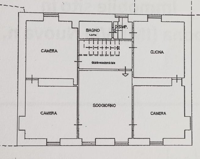 Appartamento Via Nuova, Isolabona - planimetria 1