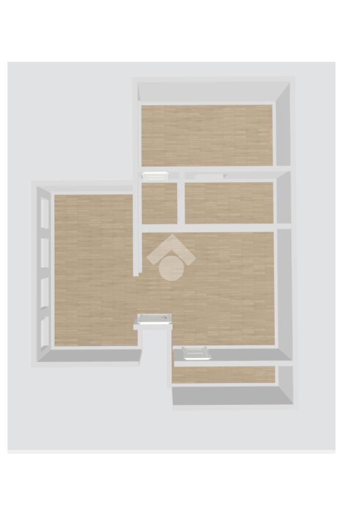 Independent house Via V. Veneto, Roasio - floor plans 1