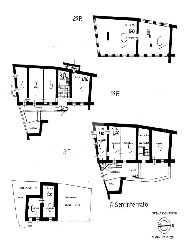 Casa semi indipendente Via Alliaud, Avigliana - planimetria 1