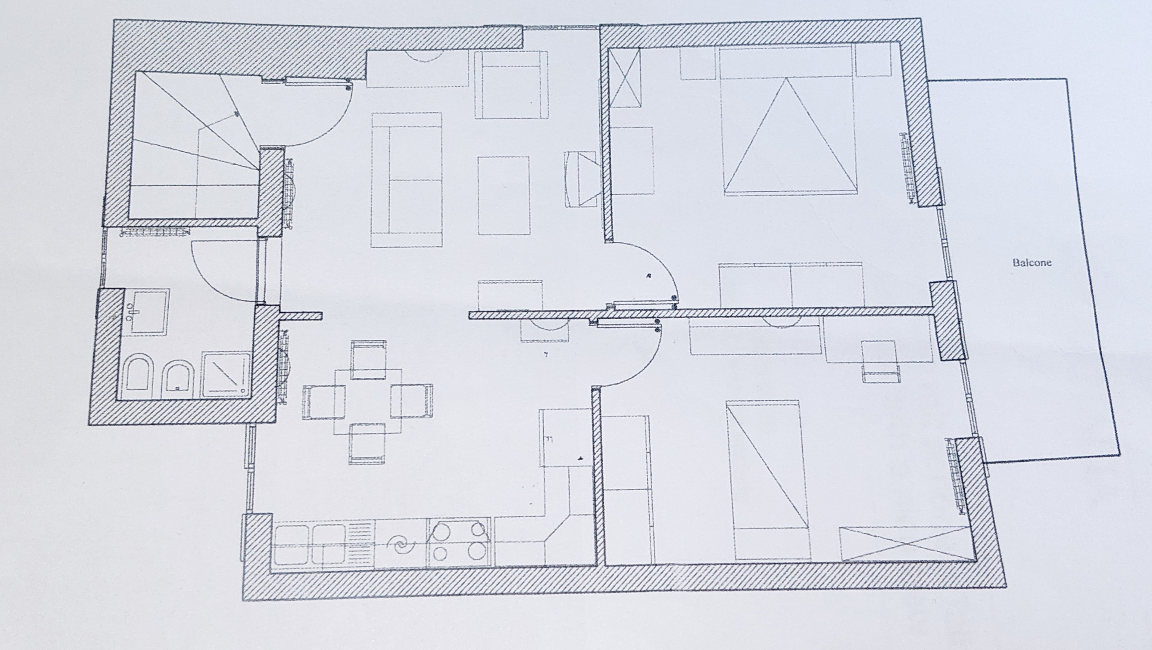 Casa semi indipendente Piazza, Isolabona - planimetria 1