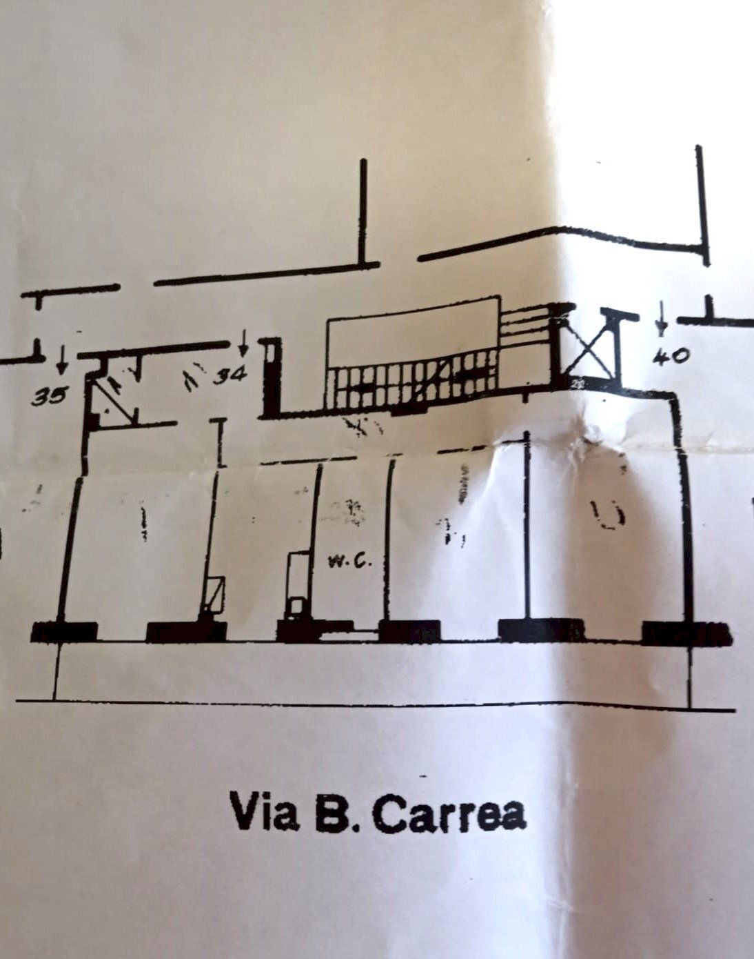 Bilocale Via Via Carrea, Genova (zona Sampierdarena) - planimetria 1