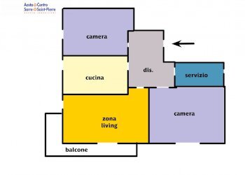 Foto 18 - Trilocale Piazza Cavalieri di Vittorio Veneto
 
12, Aosta - foto 18