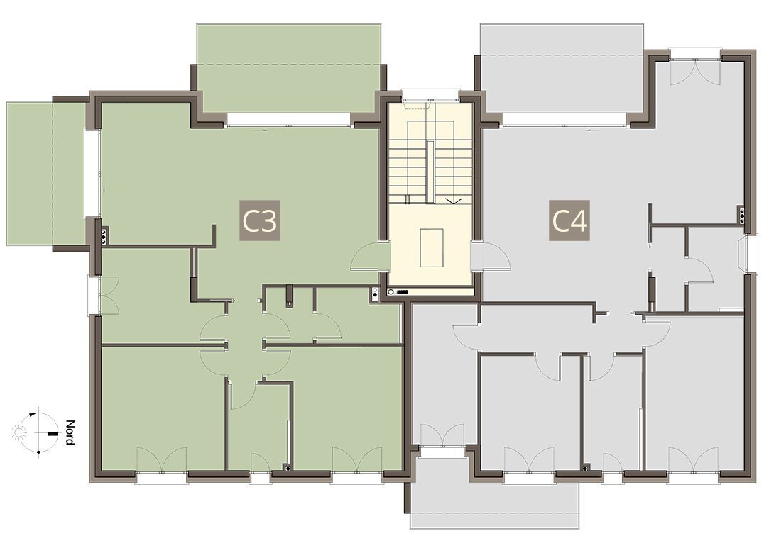 Quadrilocale via Caduti di Nassirya, Rovellasca - planimetria 1