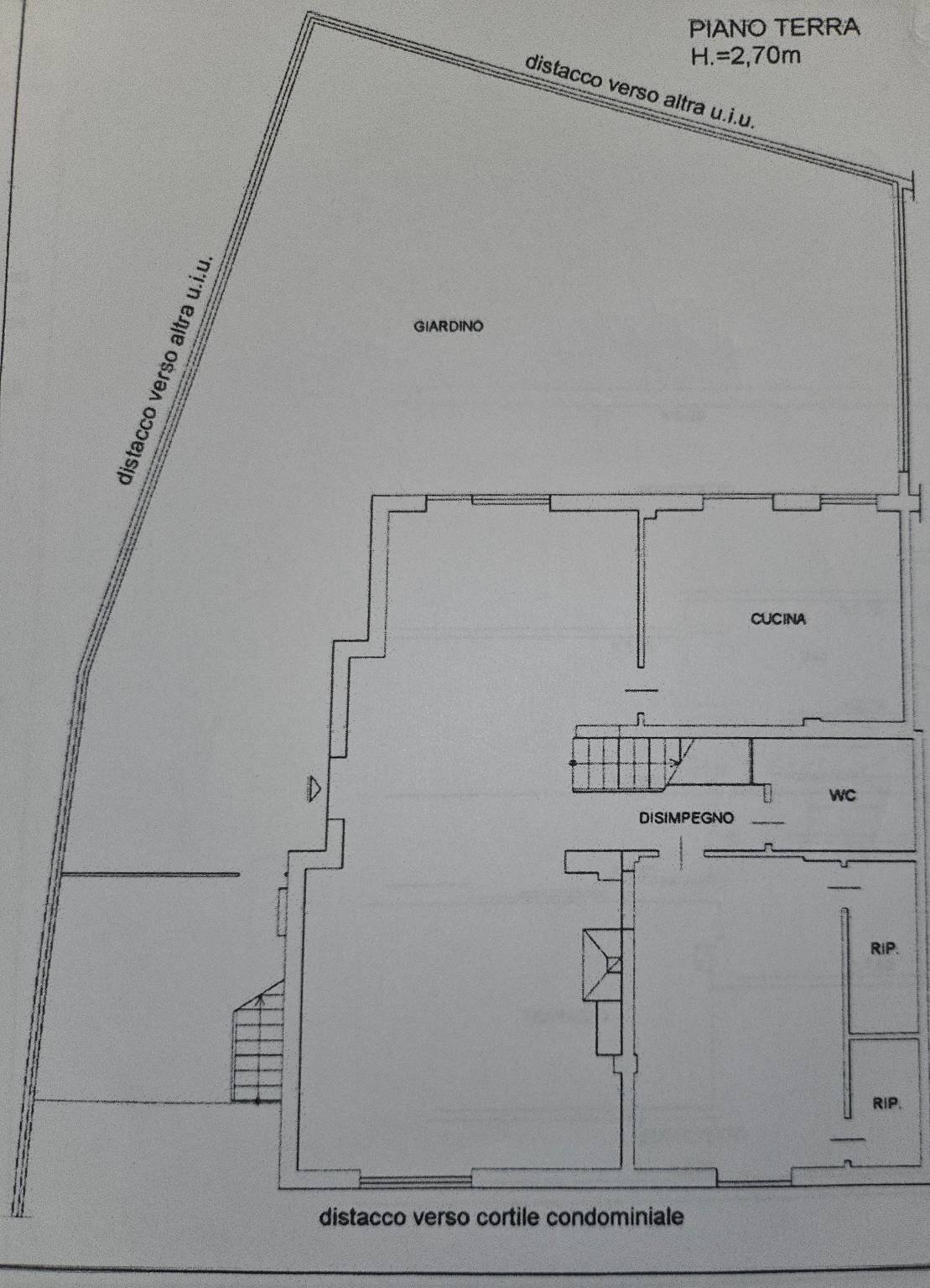 Villa a Schiera via Minerbio, Roma - planimetria 1