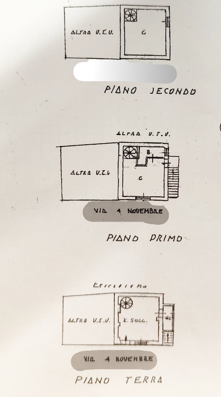 Casa semi indipendente sp63, Apricale - planimetria 1